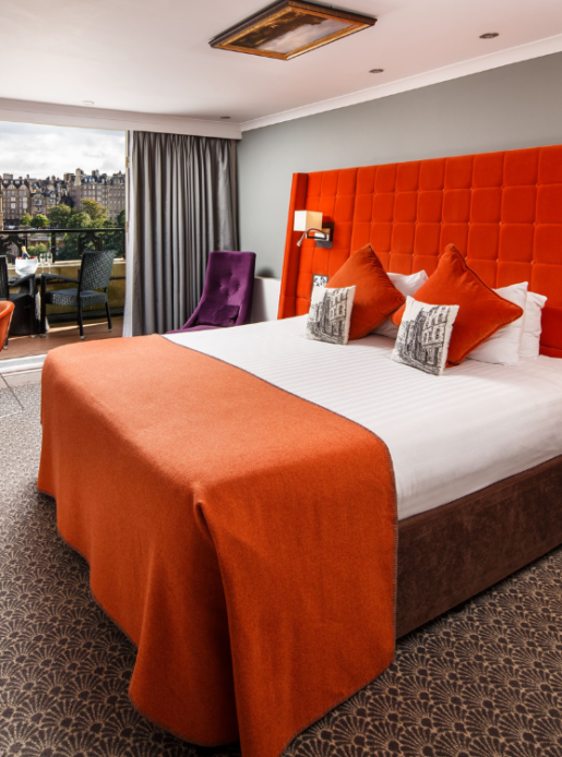 A room at the Mercure Edinburgh Hotel