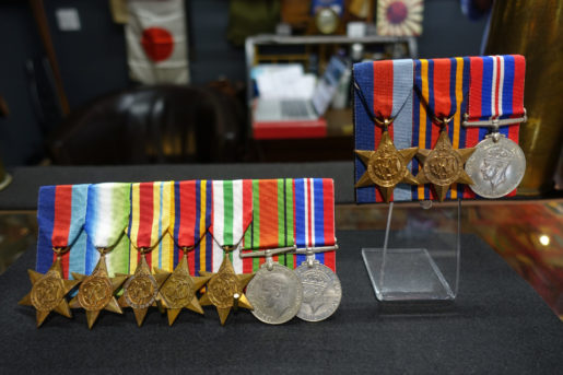 A set of military medals